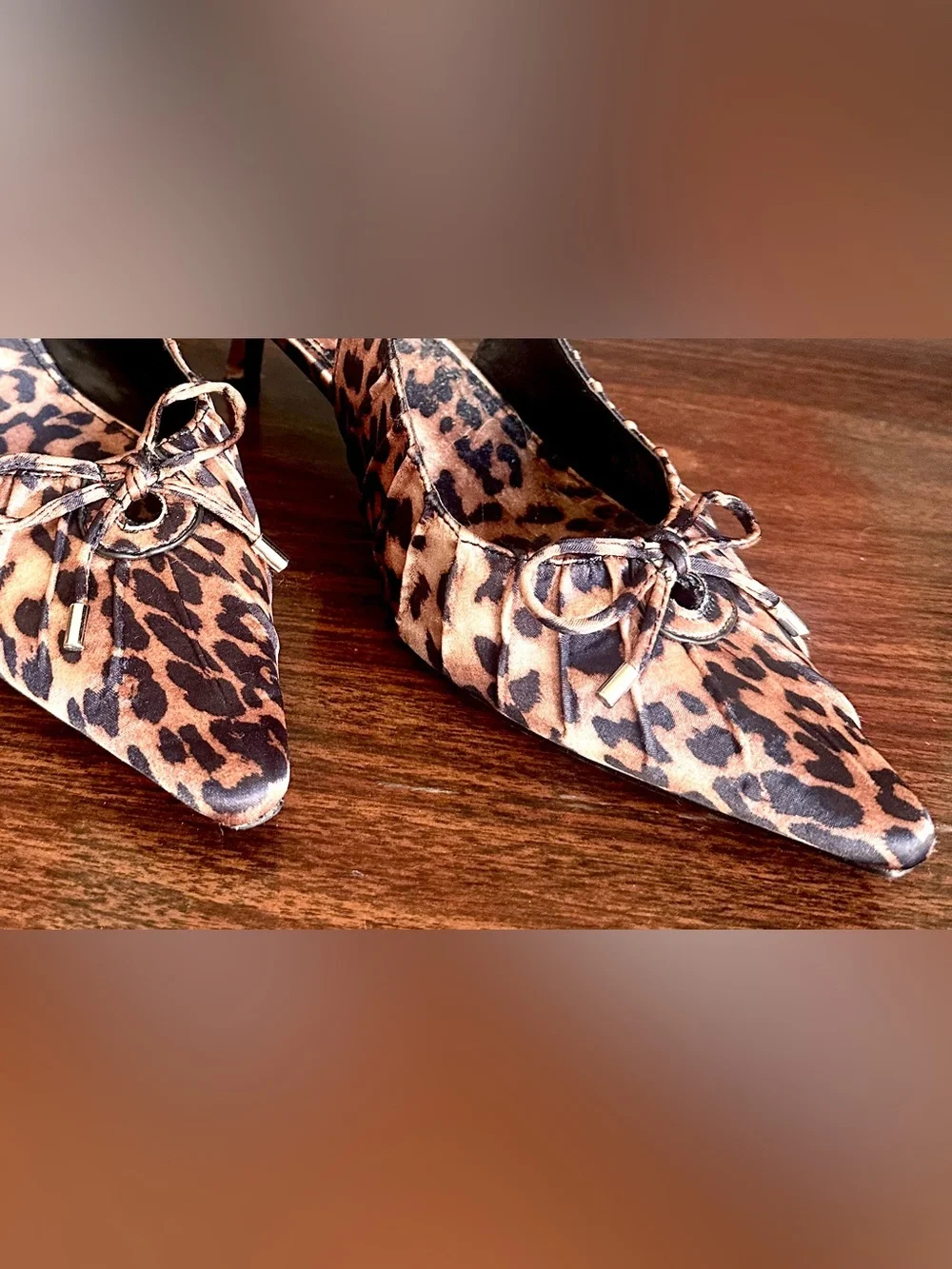 Jason Wu Leopard Slingback Kitten Heels